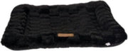 M-pets Dierenkussen Skye 80x60x10 Cm Microfiber Zwart