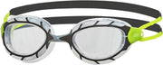 Zoggs Predator Zwembril Black Green - Clear Regular Fit