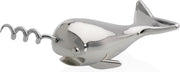 Bitten Narwhal Corkscrew & Bottle Opener Silver