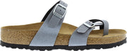 Birkenstock - Dames Sandalen Mayari Icy Metallic Anthracite (regular) - Grijs - Maat 36