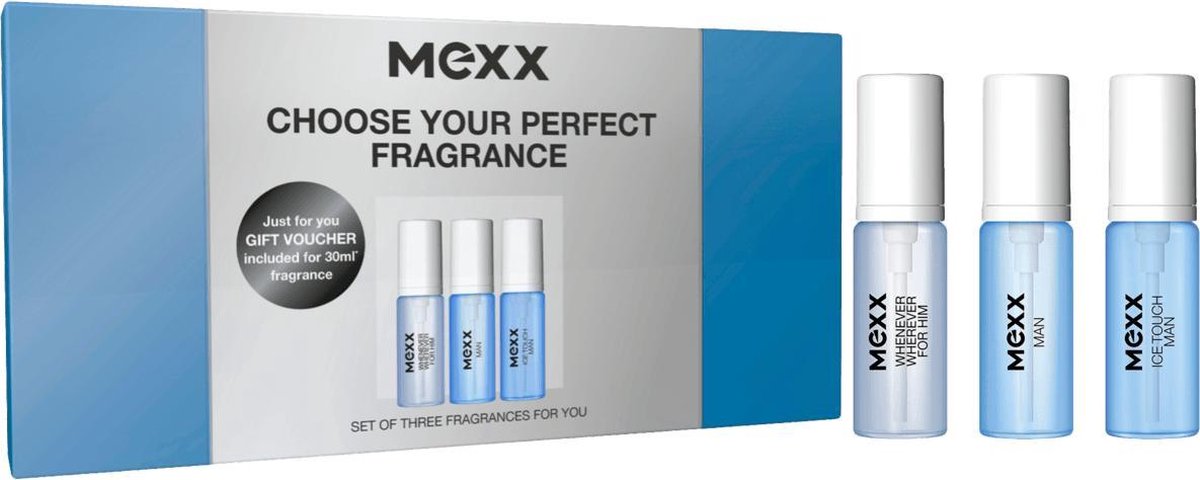 Mexx miniatuur geurenset voor mannen (Man
