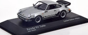 Porsche 911 (930) Turbo 1979 Zilver / Zwart 1-43 Minichamps Limited 500 Pieces