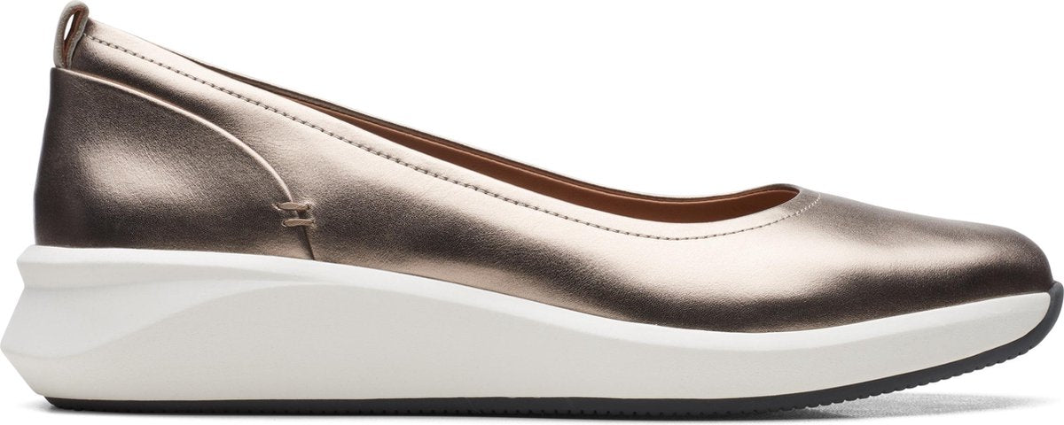 Clarks - Dames schoenen - Un Rio Vibe - D - gold metallic - maat 37