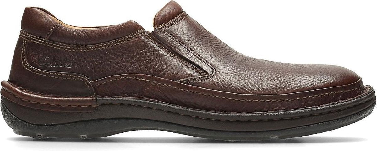 Clarks - Heren schoenen - Nature Easy - G - mahogany leather - maat 42