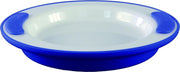 Ornamin Warmhoudbord Wit/Blauw Voor Senioren / Parkinson