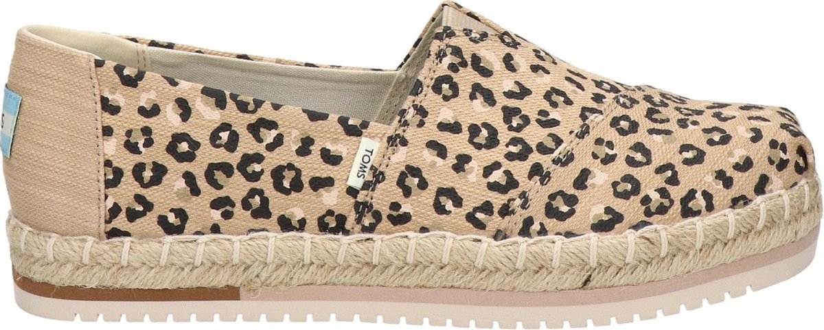Toms Alpargata Platform Rope Espadrilles - Dames - Beige - Maat 40