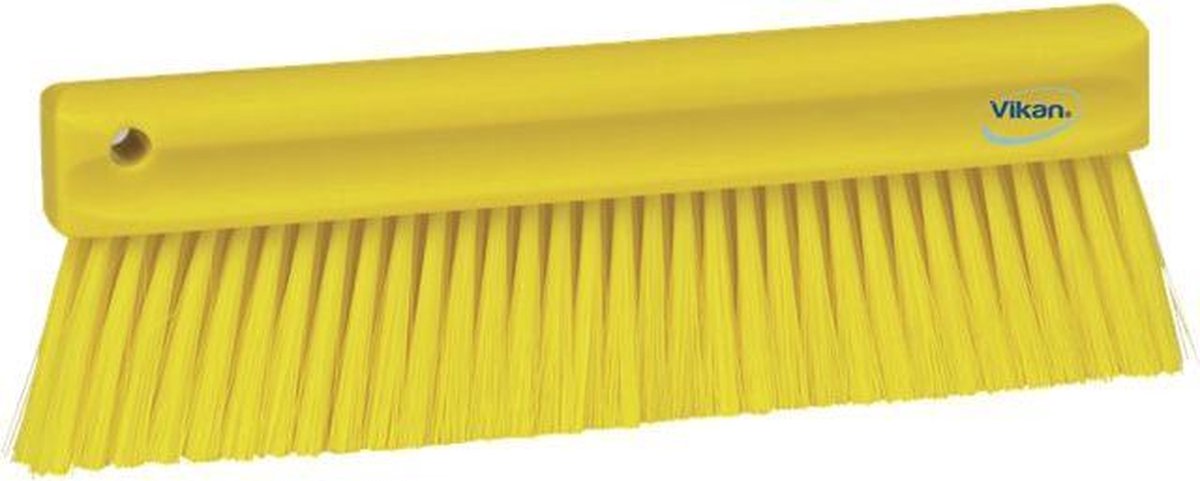 Vikan Hygiene 45826 poederveger geel zacht 30cm