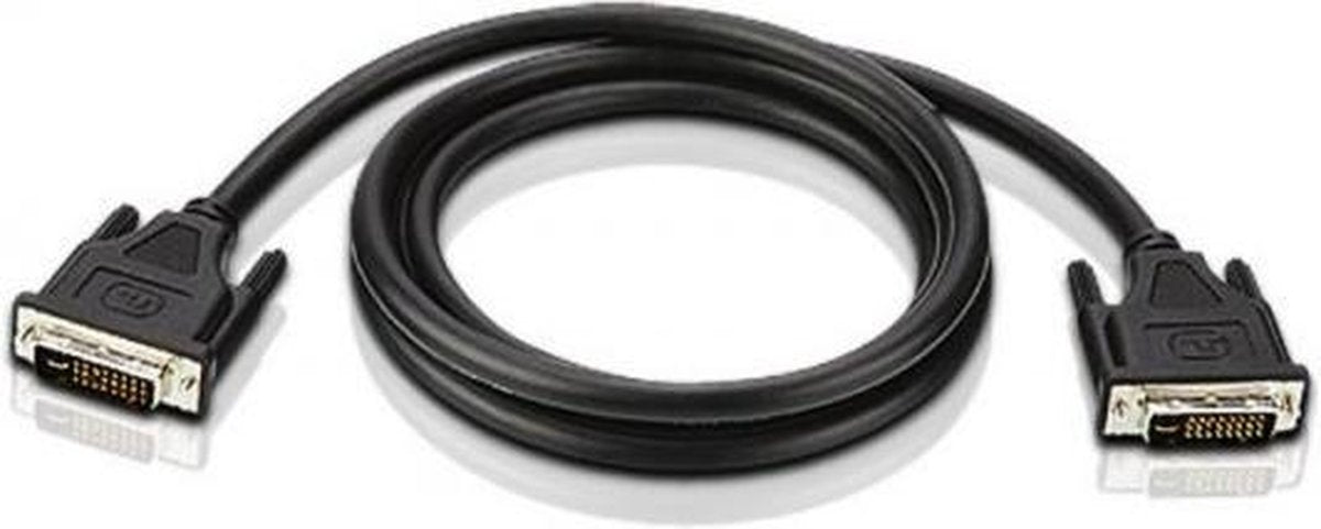 25 Pin DVI Dual Link kabel - 3M - Zwart
