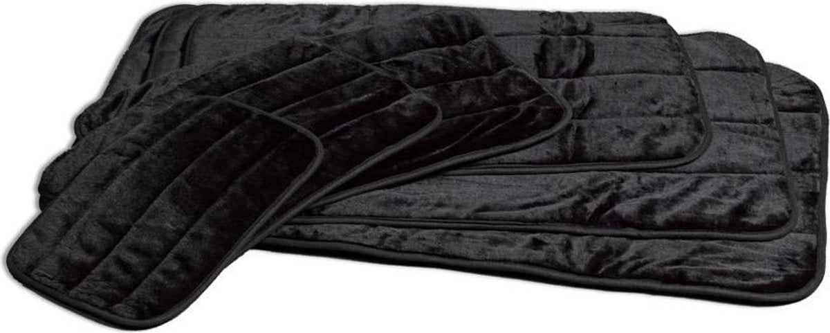 Benchvacht zwart deluxe 45x30 cm