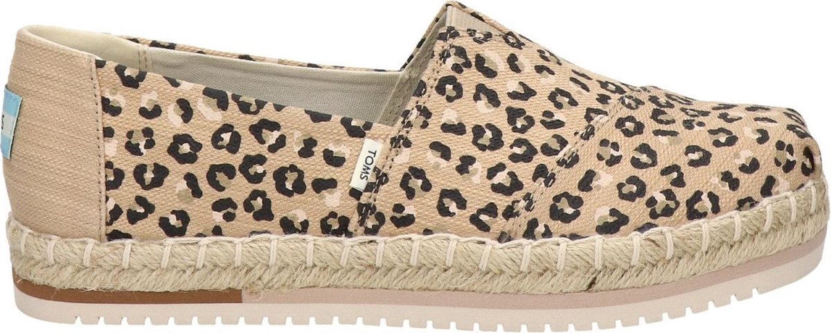 Toms Alpargata Platform Rope Espadrilles - Dames - Beige - Maat 38