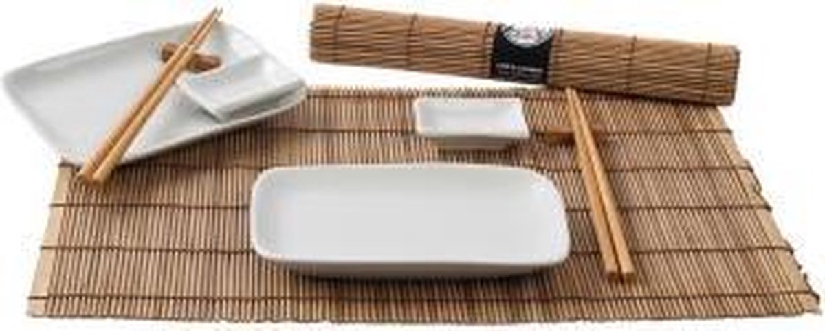 Tafelgerei Set - Sushi - Bruin - Geschikt voor 2 personen