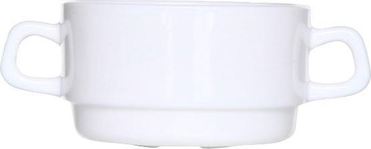 Arcoroc Restaurant Uni Servies - Soeptassen - (Set van 6) En Yourkitchen E-kookboek - Heerlijke Smulrecepten