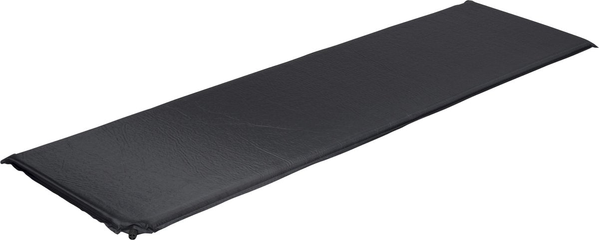 Camp-Gear Slaapmat - Zelfopblaasbaar - Populair - Zwart - 183x51x3 cm