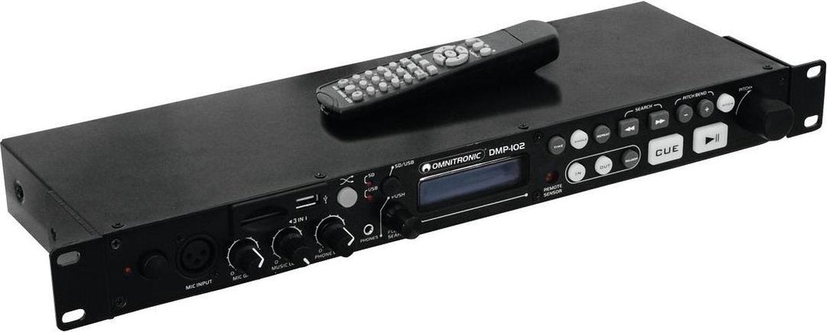 OMNITRONIC DMP-102 USB/SD Card Player