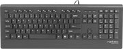 Natec Barracuda - Toetsenbord - Slim Design - USB - US Layout -  Zwart