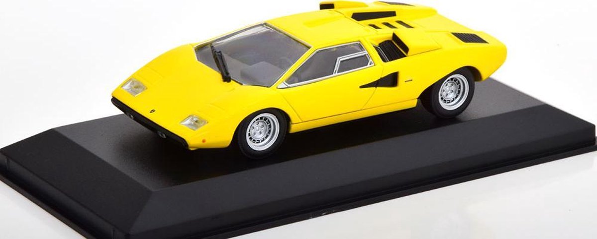 Lamborghini Countach 1970 Geel 1-43 Maxichamps