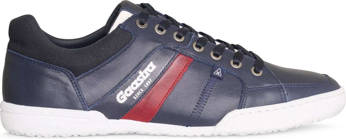 Gaastra - Heren Sneakers Milan Navy/Rood - Blauw - Maat 47