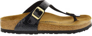 Zwarte Teenslippers Birkenstock Gizeh Magic Snake Maat 36