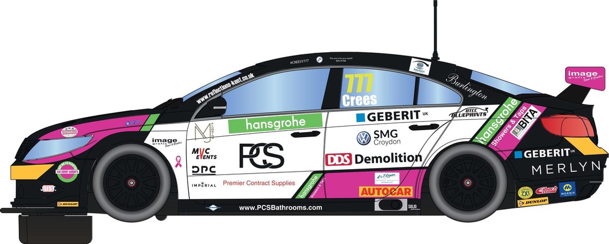Scalextric - Vw Cc Team Hard - Btcc 2019 - Michael Crees (6/20) * - SC4174 - modelbouwsets