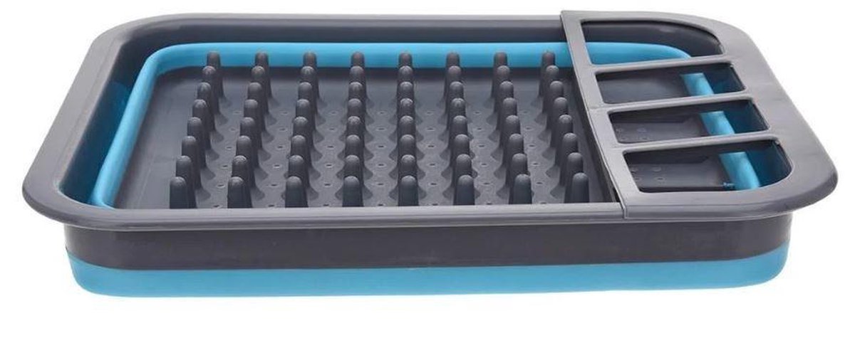 Vdm Afdruiprek Opvouwbaar 36 Cm Blauw