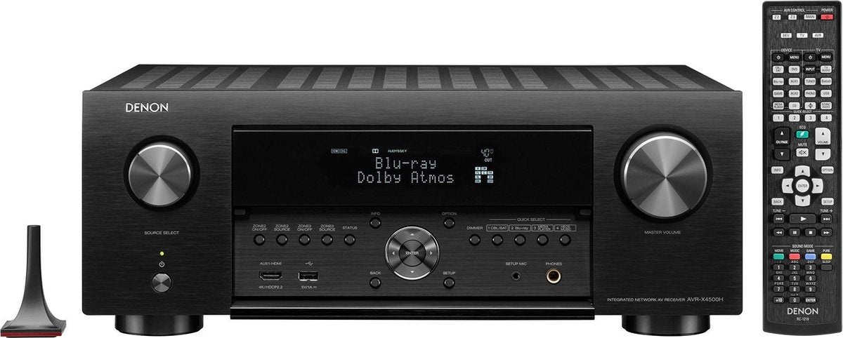 Denon AVR-X 4500H - 9.2 receiver - zwart