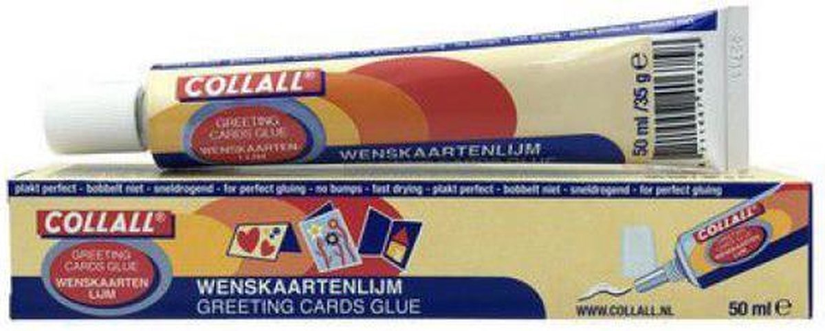 Wenskaarten Lijm Collall