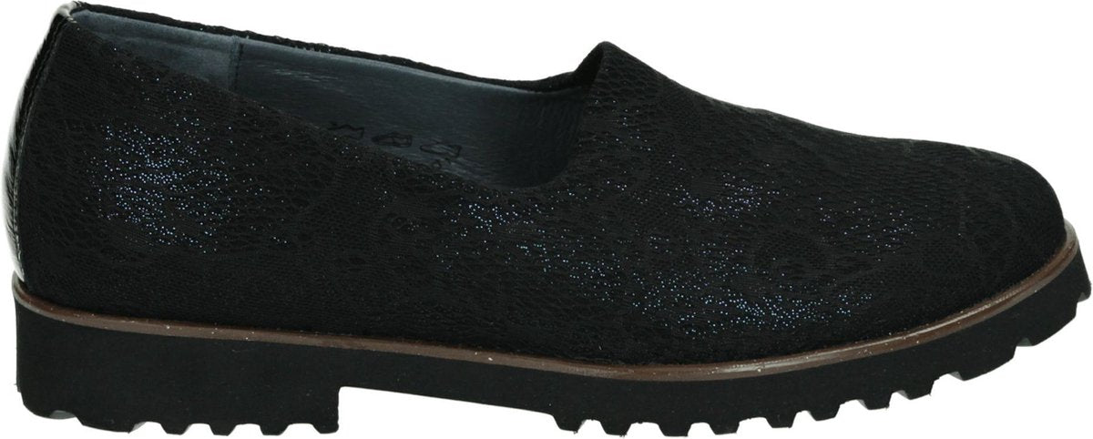 Waldlaufer 772501 H-Elisa - Volwassenen Instappers - Kleur: Zwart - Maat: 40.5