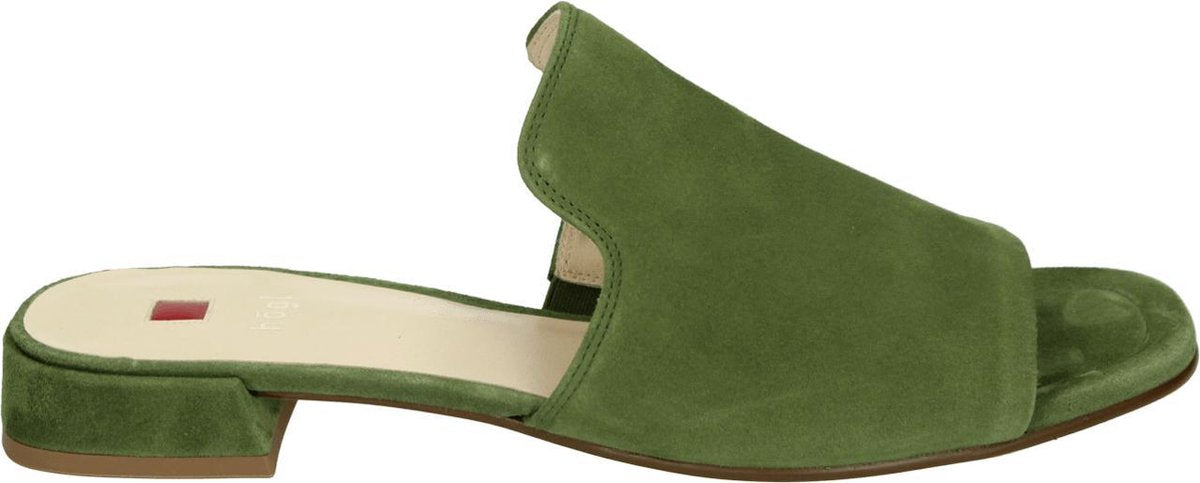 Hogl 101502 - Volwassenen Dames slippersMoederdag - Kleur: Groen - Maat: 40