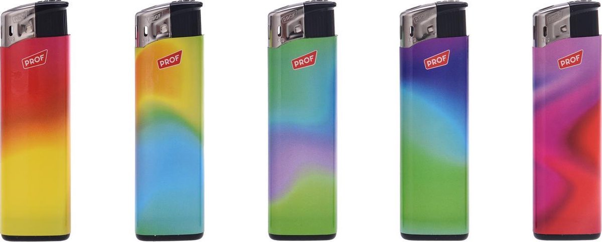 Aanstekers - Lighters - Prof - 50 stuks – Color Waves