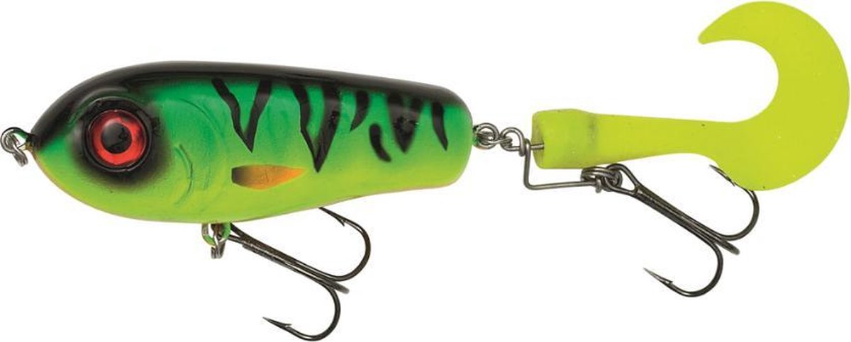 Kinetic Humpy Dumpy - Fire Tiger - Jerkbait - 9.5cm - 75g - Geel