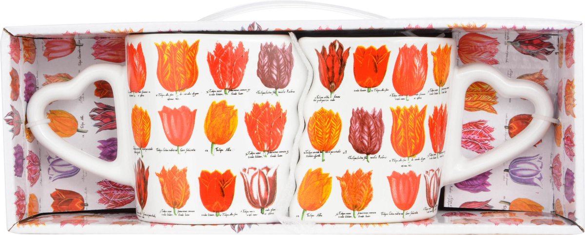 Memoriez Dubbele Mok Tulpen - set van 2
