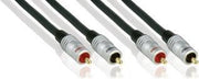Profigold PGA4201CI audio kabel 1 m 2 x RCA Zwart