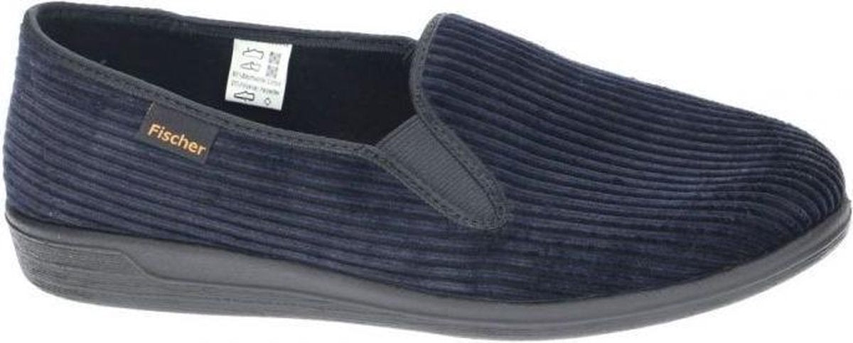 Fischer -Heren -  blauw donker - pantoffels & slippers - maat 47
