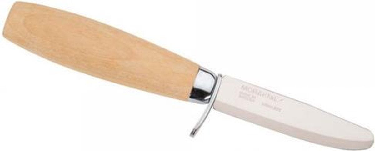 Mora survivalmes Rookie speciaal voor kinderen - houten handvat