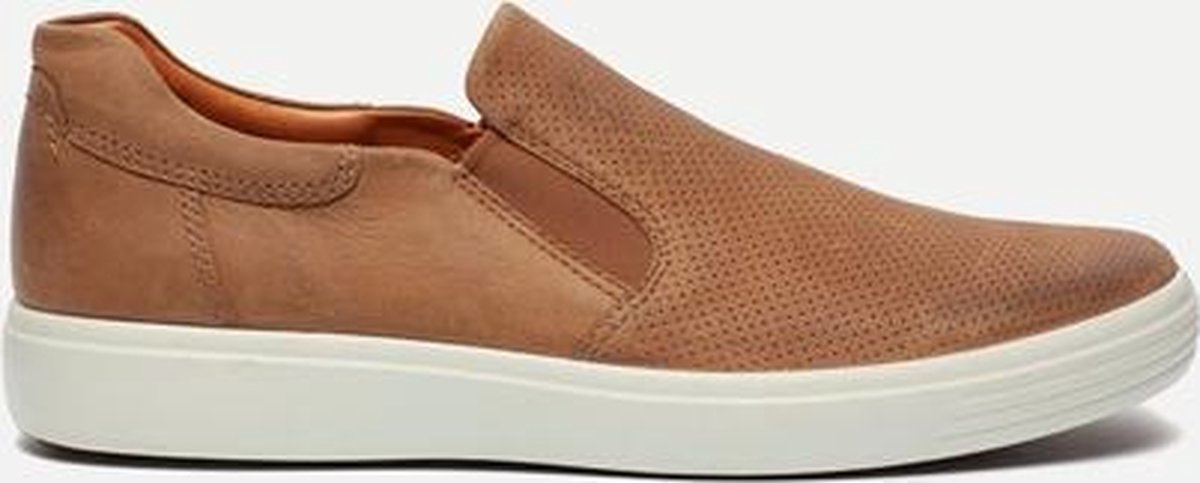 Ecco Soft 7 instappers cognac - Maat 45