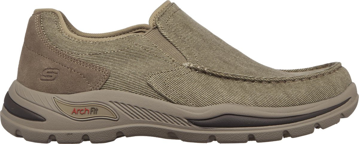 Skechers Arch Fit Motley - Rolens Heren Instappers - Tan - Maat 43