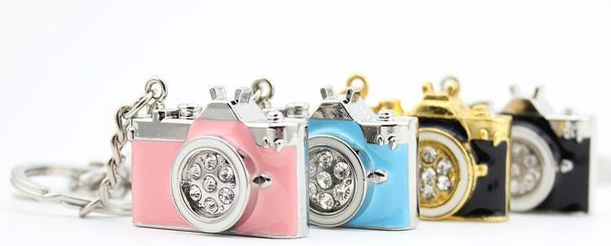 Pendrive Usb-Stick Juwelen 16GB - Camera Vorm - Super Chique - Sleutelhanger