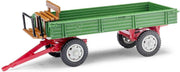 Busch - Anhänger T4 Sitzbank Grün/rot (Mh009201) - modelbouwsets