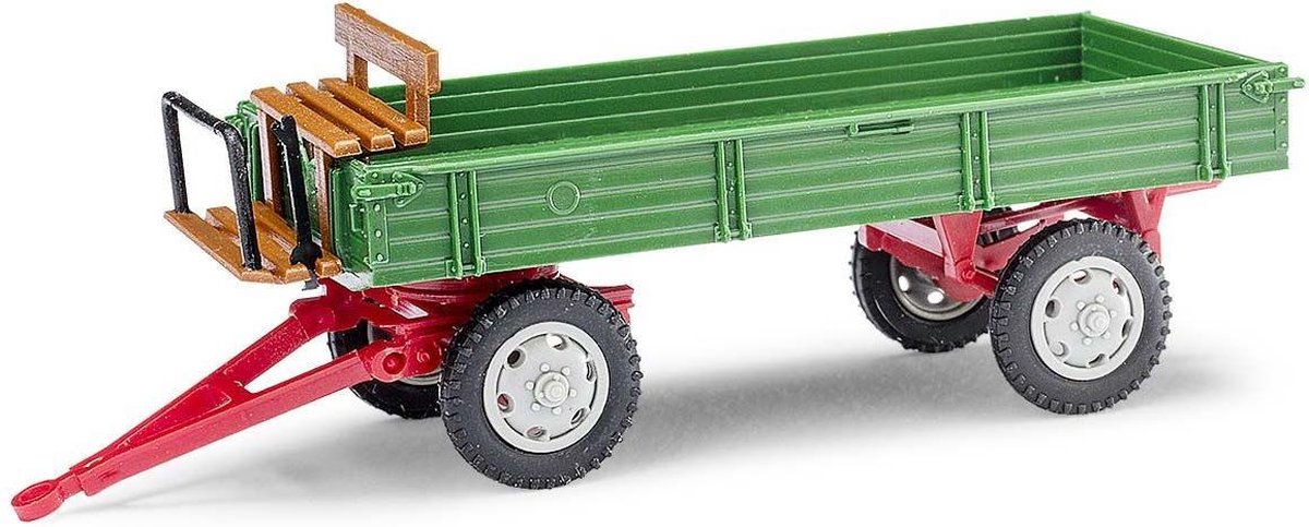 Busch - Anhänger T4 Sitzbank Grün/rot (Mh009201) - modelbouwsets