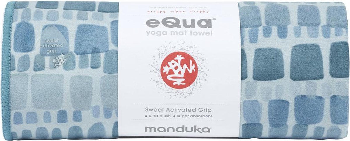 Manduka eQua Yogamat Handdoek – Patina Squares