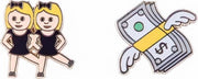 Doiy Decoratiepinnen Pinaholic Emoji 12