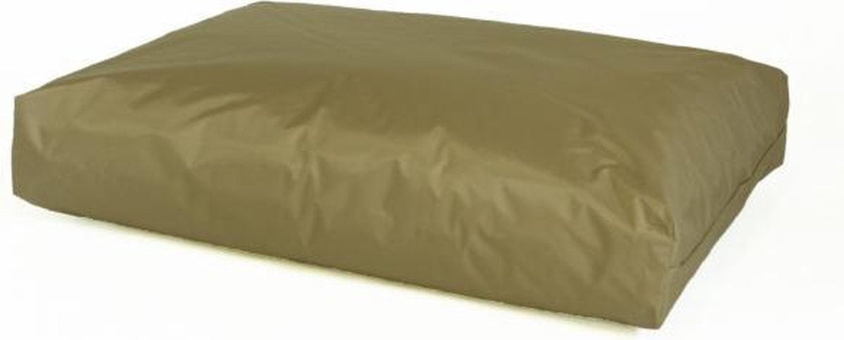 Losse hoes hondenkussen nylon camel maat 90x120x15 cm