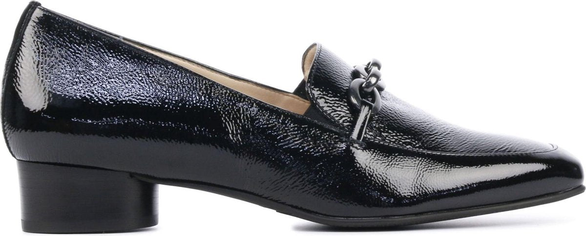 Hassia Vrouwen Leren  Pumps / Damesschoenen  hoogte    - 302644 - Zwart - Maat 39