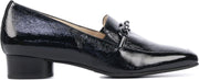 Hassia Vrouwen Leren  Pumps / Damesschoenen  hoogte    - 302644 - Zwart - Maat 39