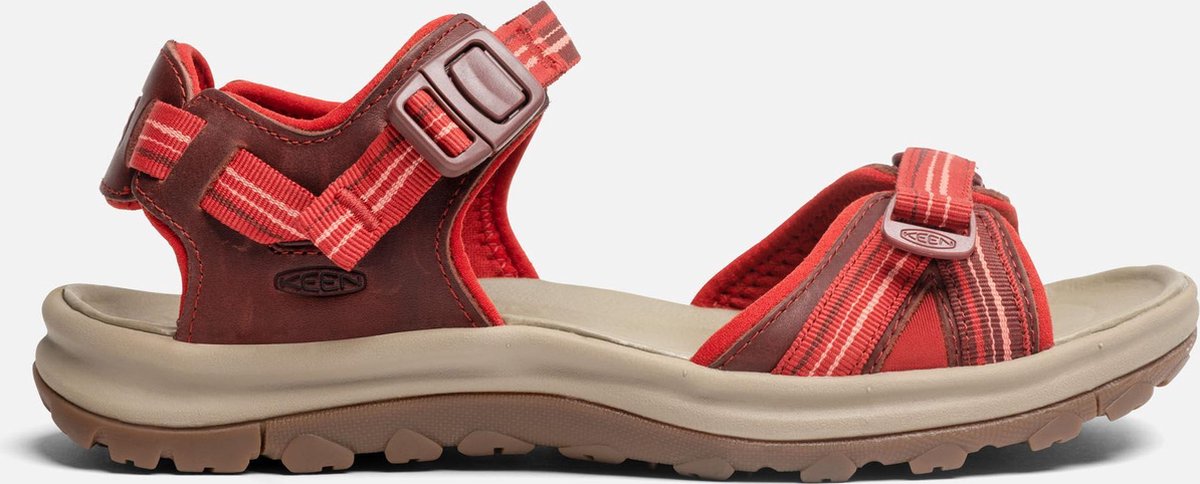 KEEN Dames Terradora II Open Toe Dark Red/Coral Sandaal - Maat 41