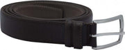 GENTS | Riemen NOS donkerbruin 0002 Maat 115 cm | Heren Riem Leer | Riemen heren | Met Gesp