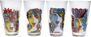Aerts Josien Broeren Glas conisch - 0.325 l - set/4