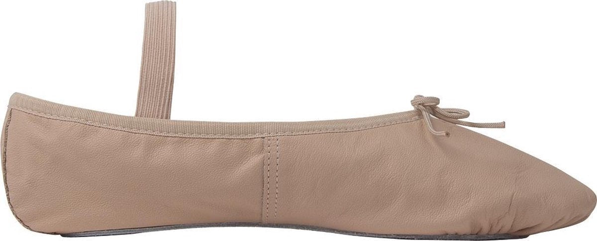Balletschoentjes - leer roze -1000M-  gymnastiek dans jazz sport training  Maat 27.5