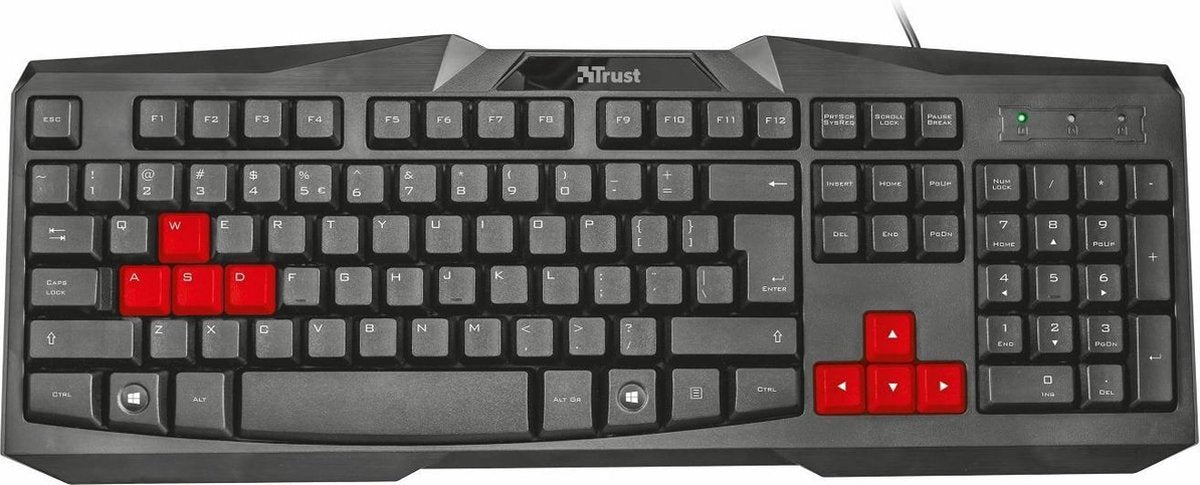 Trust Ziva IT toetsenbord USB QWERTY Italiaans Zwart