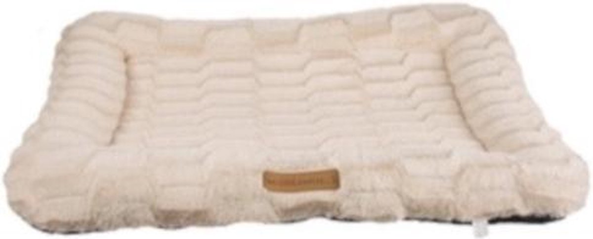 M-pets Dierenkussen Skye 80x60x10 Cm Microfiber Beige